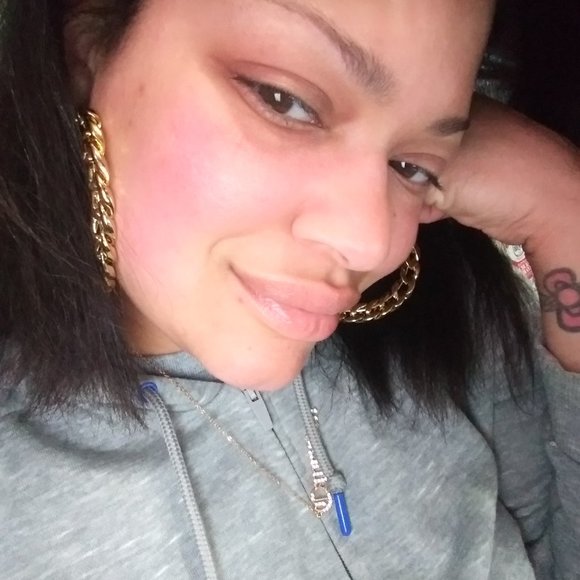 BIG Cuban Link Hoops - Picture 7 of 10